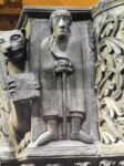 Sculpture supposée représenter Guillaume de Volpiano et provenant de l'île d'Orta