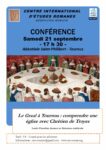 Conférence de Lorris Chevalier, le 21 septembre 2024 : "Le Graal à Tournus : comprendre une église avec Chrétien de Troyes"